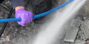 水泥漿堵塞高壓水刀疏通
